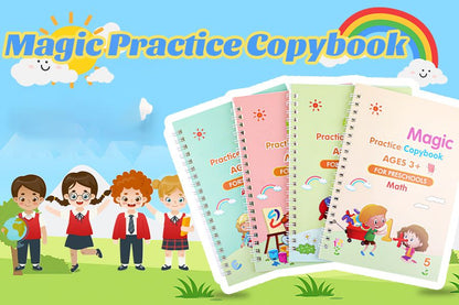 Magic Practice Copybook (4 Book + 10 Refill)