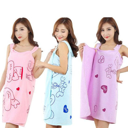 Microfiber Wearable Magic Bath Towel For Women (Pack of 2)